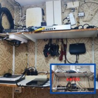 organización de cableado antes y después