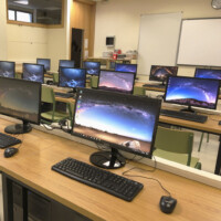 Aula de informática en centro de formación. Aula de informática en centro de formación