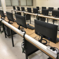 Aula de informática en centro de formación. Aula de informática en centro de formación