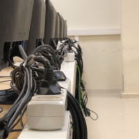 Aula de informática en centro de formación. Aula de informática en centro de formación